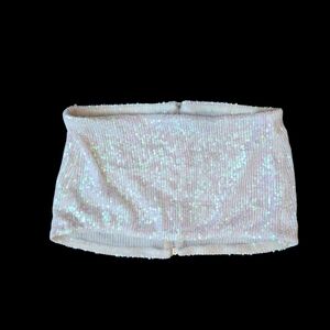 Sparkling Sequin Tube Top